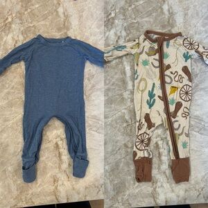 Set of 2 Little Sleepies Newborn Zippys